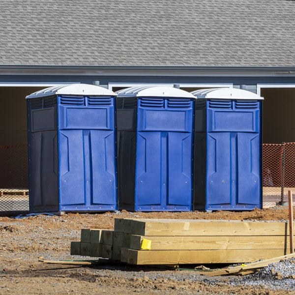 how do you ensure the portable toilets are secure and safe from vandalism during an event in Heath